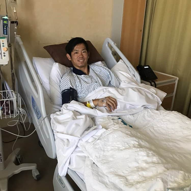 塩谷司のインスタグラム：「I've just finished the surgery. After I get recovered, I'll be stronger than before and come back to the team.」