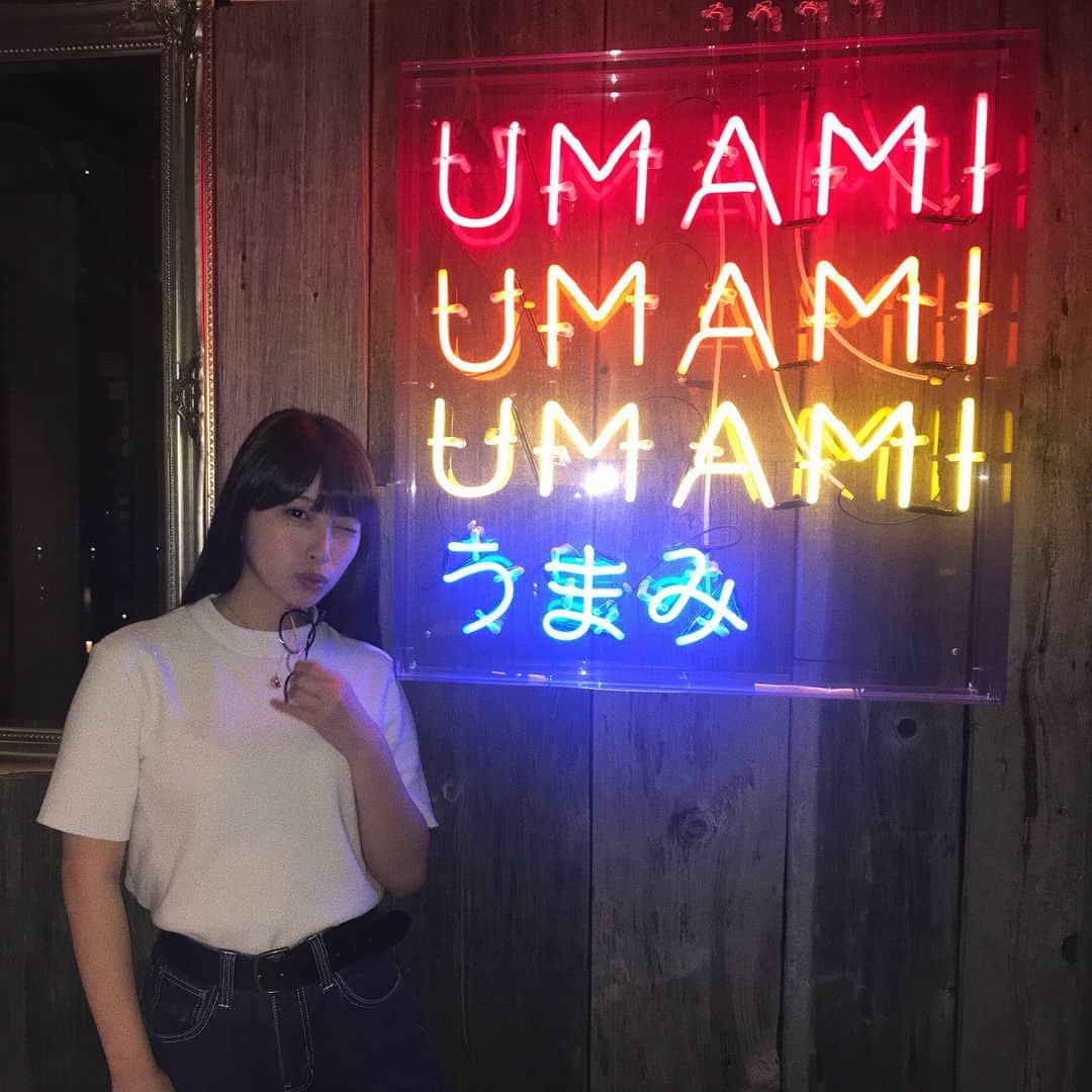 永井理子のインスタグラム：「UMAMI❤️💛💙」