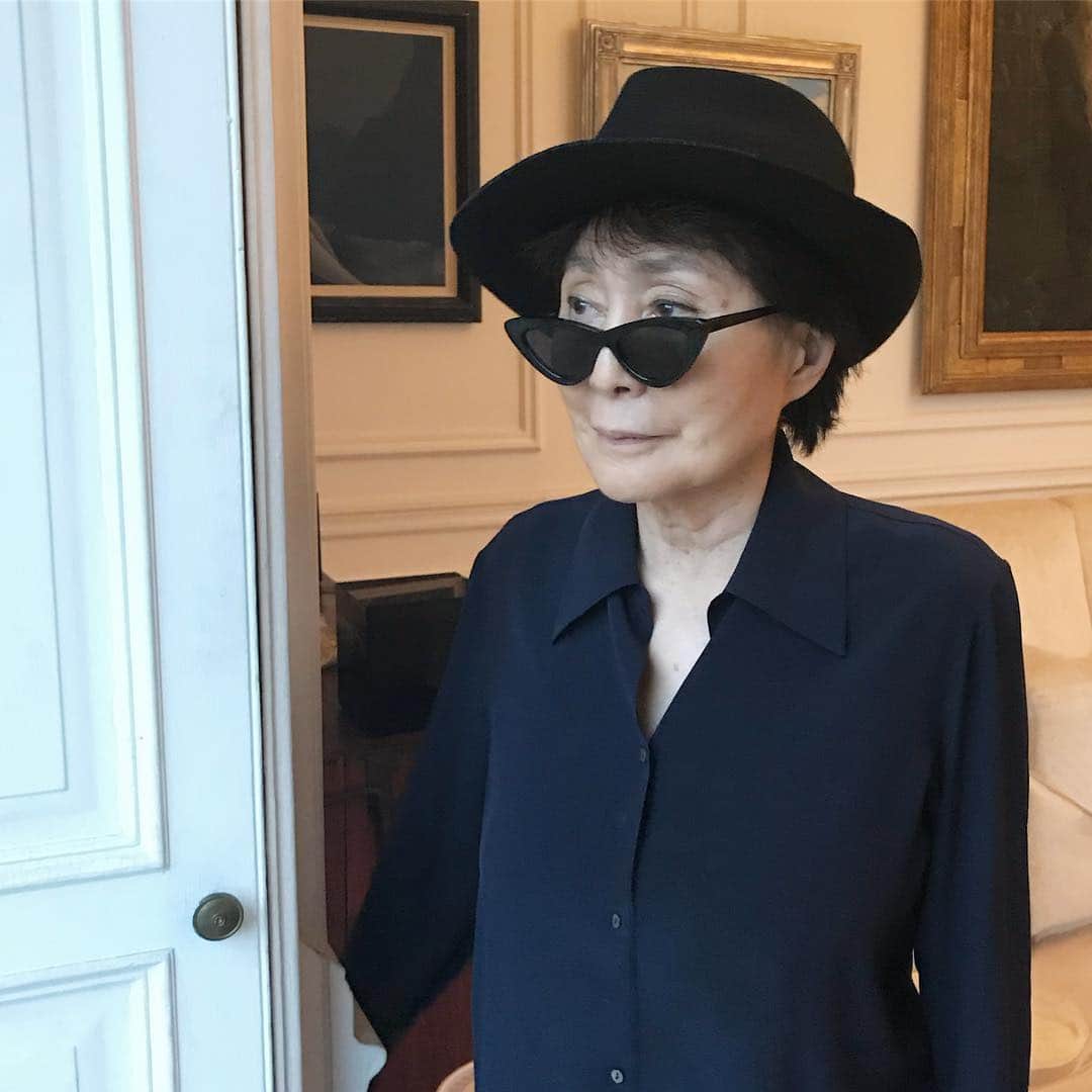オノ・ヨーコのインスタグラム：「What is a reality anyway, unless we make it happen... yoko」
