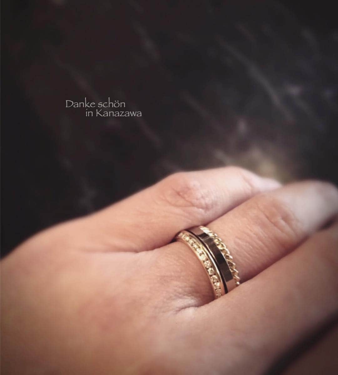 Danke schön ダンケ 金沢 結婚指輪 鍛造のインスタグラム