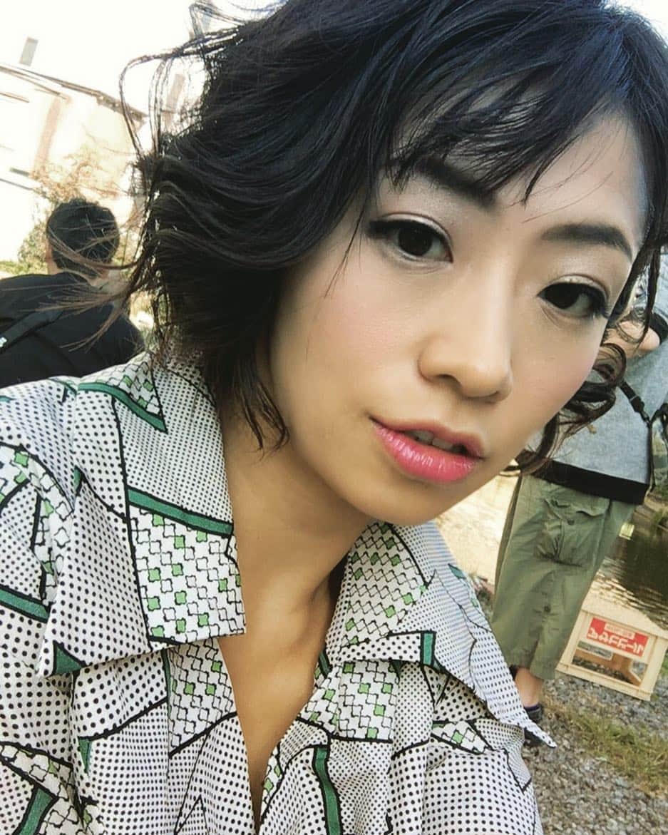 範田紗々さんのインスタグラム写真 - (範田紗々Instagram)「昭和のメイクといいますか 昨日は母親役でした(*´艸｀) #やりまんハンター #映画」11月8日 14時40分 - handa_sasa