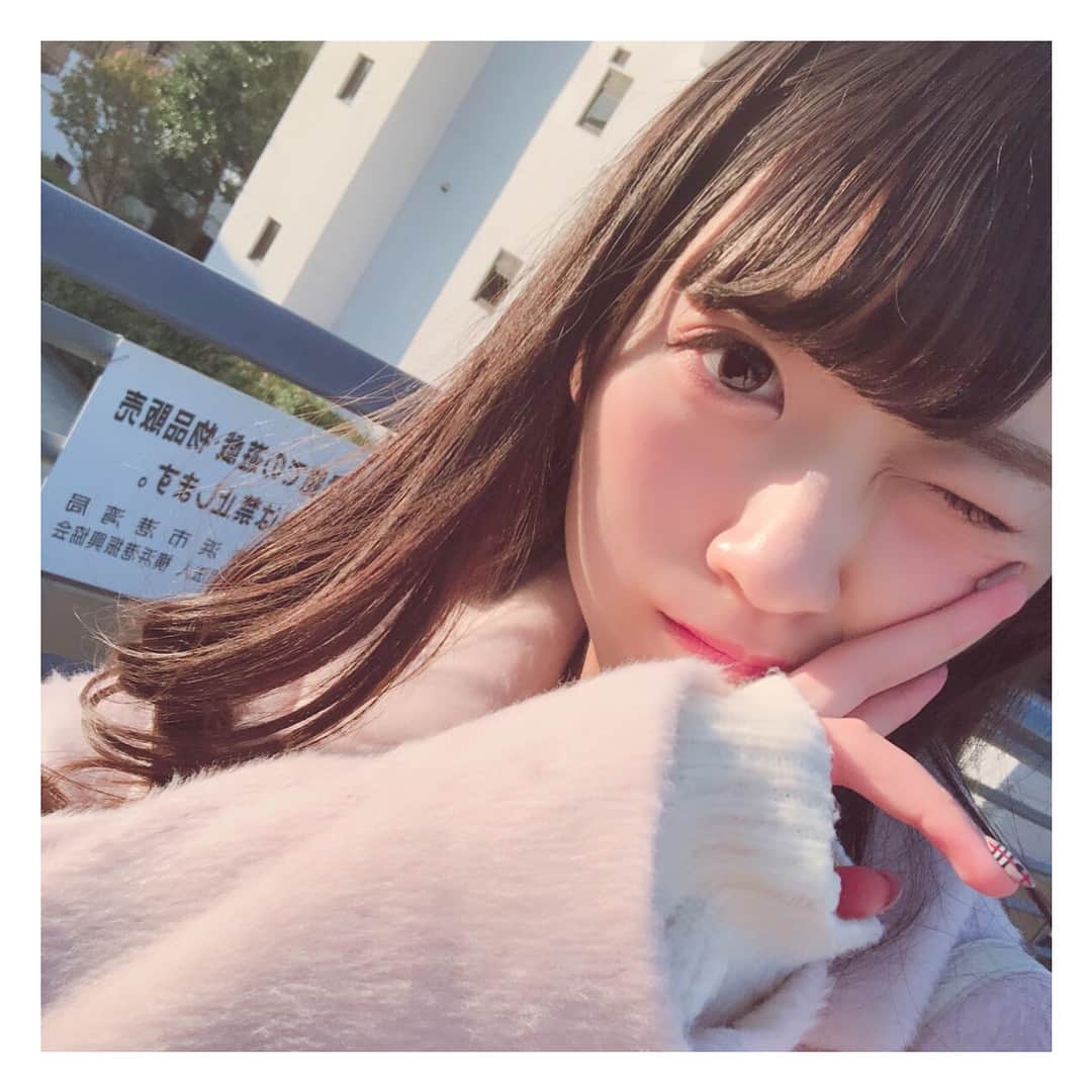 宮島るりかのインスタグラム：「♥ まぶしかったりしたら無表情かウィンクしがち(　∵　) * #일본  #가을  #横浜」