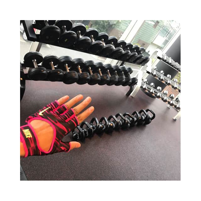 RENA（久保田玲奈）さんのインスタグラム写真 - (RENA（久保田玲奈）Instagram)「‪ウエイト終わりー😵‼️‬ ‪#やるまで終わらない #伸びしろしかない #デポルターレクラブ #ウエイトトレーニング #NIKE ‬」11月11日 14時23分 - sb_rena