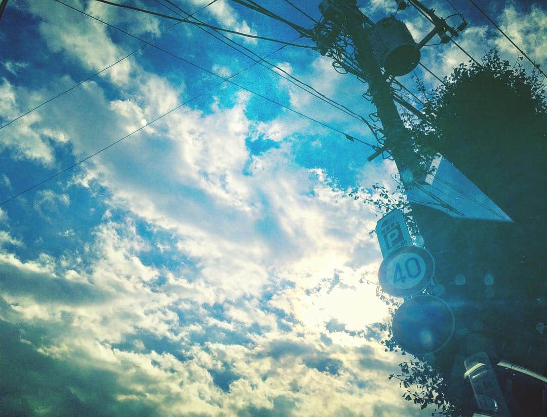安藤裕子さんのインスタグラム写真 - (安藤裕子Instagram)「街のはずれの背のびした路次を散歩してたら 雲がとってもキレイだったりする。 もう冬はそこまで来ています。 明日はちょっと外で撮影をして、火曜日は大阪へ旅に出ます。 ラジオお邪魔したり、お店行けたら行ってみます。 冬はそこまで来ています。  #君に逢坂」11月11日 21時59分 - yuko_ando
