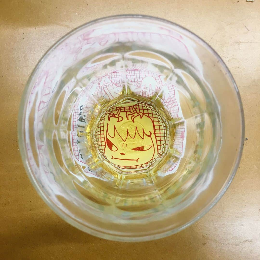 奈良美智のインスタグラム：「this is the coaster for KONARA-CAFE. I just opened the KONARA-CAFE on 9th November in Nasushiobara city where 200km north from Tokyo.  www.nsyard.com/en」