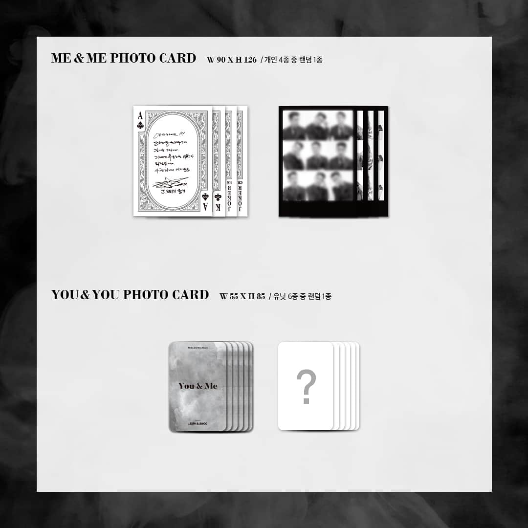 K.A.R.Dさんのインスタグラム写真 - (K.A.R.DInstagram)「#KARD ♠ 2017.11.21 ♠ 2nd Mini Album You & Me - Album Package - 13일 오후 5시부터 각 음반 판매 사이트에 공개될 예정입니다  #YouInMe #BM #Jseph #Somin #Jiwoo」11月13日 0時00分 - official_kard