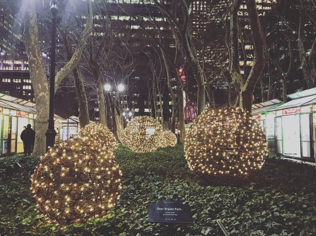 綾部祐二さんのインスタグラム写真 - (綾部祐二Instagram)「Bryant Park now.」11月14日 10時56分 - yujiayabe