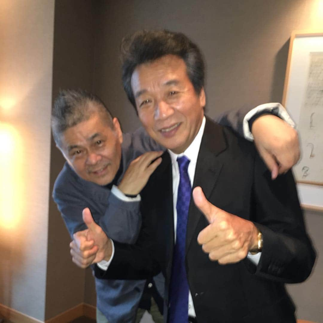 前川清さんのインスタグラム写真 - (前川清Instagram)「糸井重里さんとの対談！ 写真からも仲良しなのがわかりますね😊 雪列車🚃コンビ！ 来年芸能生活50周年に向け、何か企んでたお二人😝  #前川清#糸井重里#対談#50周年」11月15日 13時25分 - maekiyoinsta