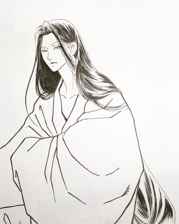 長池とも子のインスタグラム：「#三国志#らくがき #イラスト」