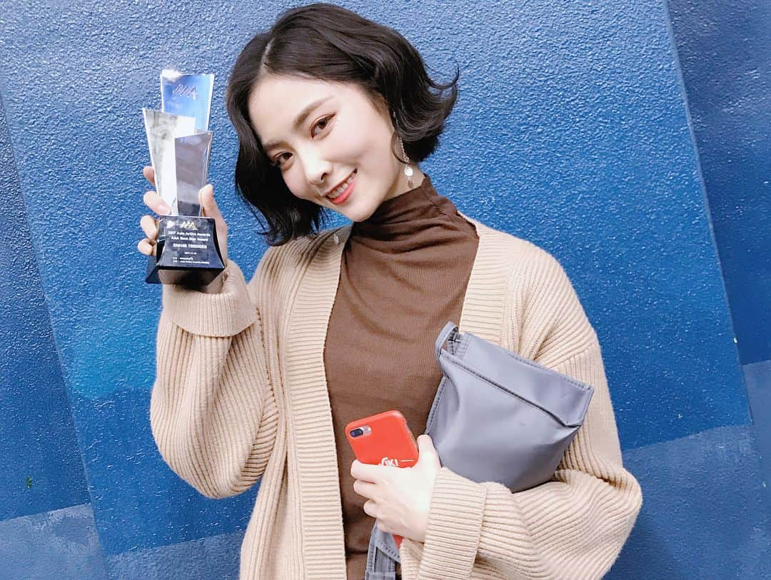 KIKIさんのインスタグラム写真 - (KIKIInstagram)「AAA🏆！！ Thank u💗」11月16日 0時16分 - hellokiki77