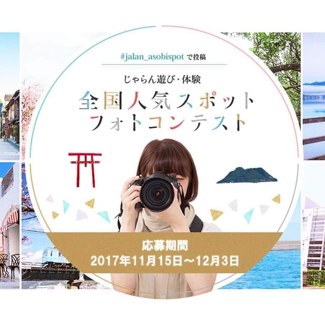 じゃらん遊び・体験予約のインスタグラム：「＼✨#jalan_asobispot - じゃらん遊び・体験全国人気スポットフォトコンテスト開催✨／⠀ .⠀ 選ばれた方は『じゃらん』に掲載📖✨⠀ .⠀ 対象スポットは #函館山 🗻 #お台場 🎡 #伊勢神宮 🍁 #清水寺 🏯 #厳島神社 ⛩ #博多 🚃 .⠀ . .⠀ 撮影のTIPS：⠀ 1) フォトジェニックなアクティビティにこだわりましょう。⠀ 2) 臨場感のある写真・演出していない被写体の撮影を心がけましょう。体験中の写真を推奨しております。⠀ .⠀ 📷投稿方法⠀ [STEP1] じゃらん遊び体験予約公式Instagramアカウント「@jalan_activity（以下、公式アカウント）」を検索してフォロー✨⠀ [STEP2] 写真・動画はInstagramアプリからシェアしてください。シェアする際には、コメント欄に「 #jalan_asobispot 」とエリアのタグやハッシュタグをつけて投稿！（綴りを間違えないように注意）⠀ [STEP3]入賞者にはInstagramダイレクト（Instagramのダイレクト投稿機能）でご連絡します。 .⠀ 📷応募要項⠀ ■応募期間⠀ 2017年11月15日～2017年12月3日23:59⠀ ■賞品内容⠀ 入選者は、『じゃらん』に写真を掲載させていただきます。⠀ ■応募資格⠀ 利用規約に同意していただいた方。⠀ ■審査について⠀ 応募作品の「いいね」数など参考にしながら、厳正に審査させていただきます。⠀ （審査基準）⠀ アクティビティ体験画像であること。⠀ ■結果発表⠀ 結果発表は2017年12月下旬頃にいたします。⠀ 応募締め切り後、厳選な審査の上、入賞者を決定いたします。⠀ .⠀ #じゃらん遊び体験予約⠀ #アウトドア #写真好きな人と繋がりたい #観光 #体験 #休日 #カメラ女子 #写真撮ってる人と繋がりたい #女子旅 #おでかけ #フォトコンテスト  #team_jp #japanfocus #lovers_nippon #jp_gallery #wu_japan #japantrip #team_jp_西 #activity #travel #trip #japan #instatravel」