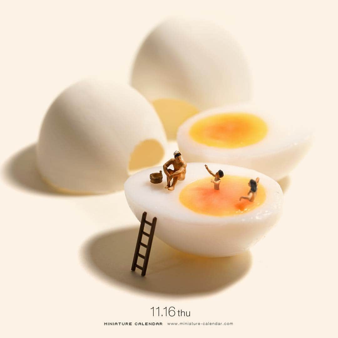 田中達也さんのインスタグラム写真 - (田中達也Instagram)「. 11.16 thu “Egg Spa” . たまご温泉 ※温泉たまご、ではありません。 . #卵 #温泉 #Egg #Spa #湯上がりたまご肌 .」11月16日 17時32分 - tanaka_tatsuya
