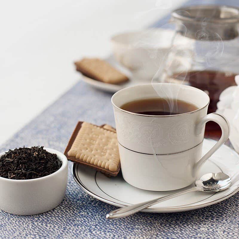 American Tea Roomのインスタグラム：「Rise and steep! Start your day with a hot cup of tea ☕️」