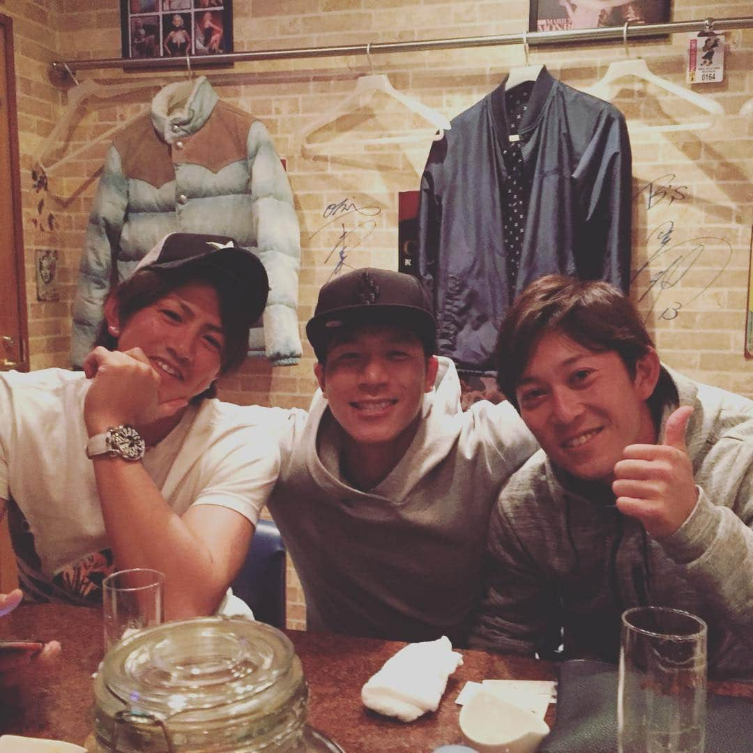 小田裕也のインスタグラム：「結果  #ミナミ で #仕上がりました  #高木伴 #西野真弘  #5 #36 #50」