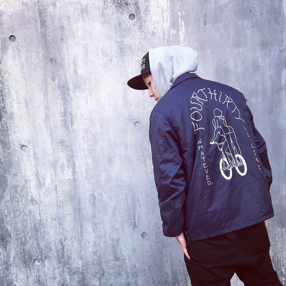 亜太のインスタグラム：「430(fourthirty) ＊ 背中で語れ ＊ #430 #fourthirty #kom #knockoutmonkey #music #rock #street #bmx #けん玉 http://decade.shop-pro.jp/」