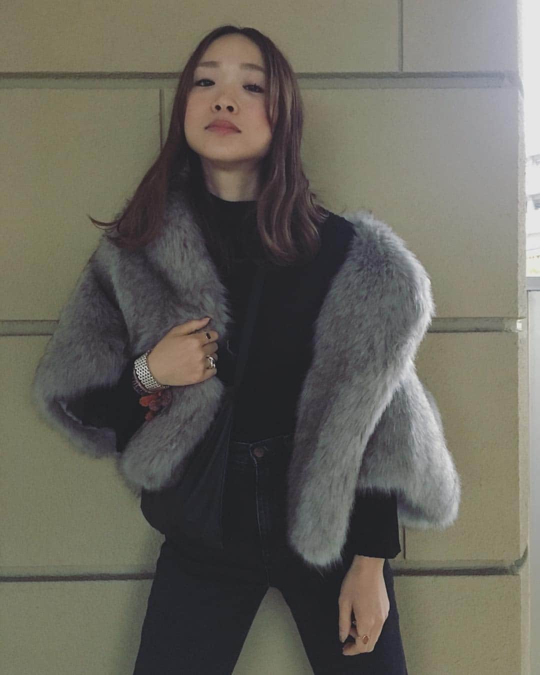 野尻美穂のインスタグラム：「エコファーいいね🤔💕 #perverze #エコファー」