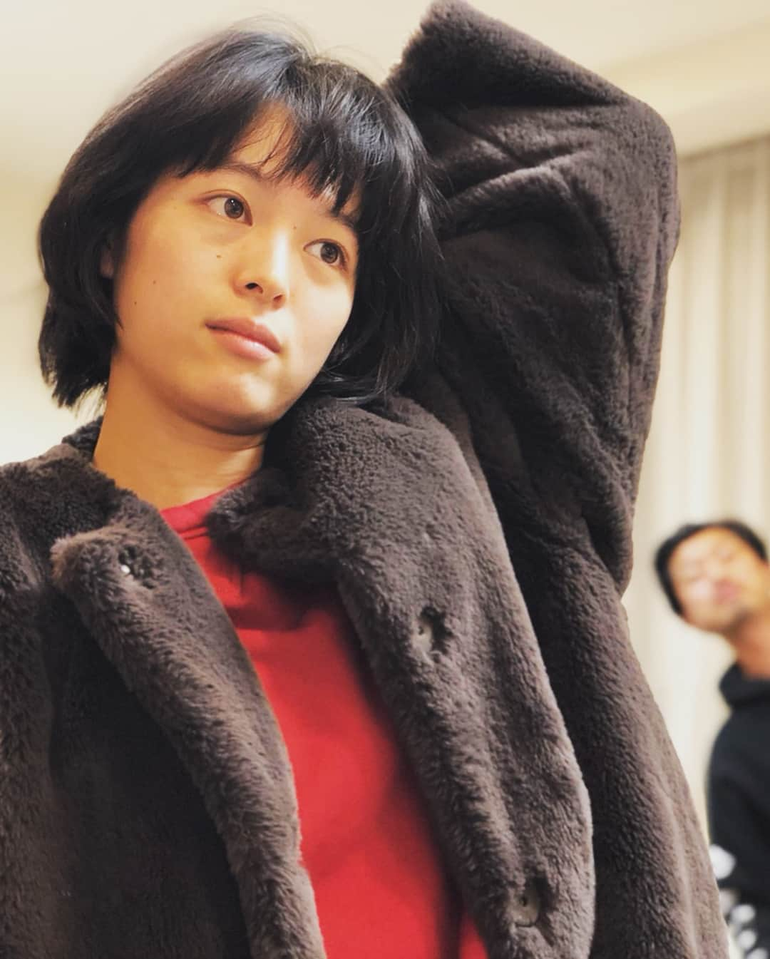 清野菜名さんのインスタグラム写真 - (清野菜名Instagram)「#ポートレート 機能すごい。 おつかれーらいす」11月22日 0時57分 - seinonana