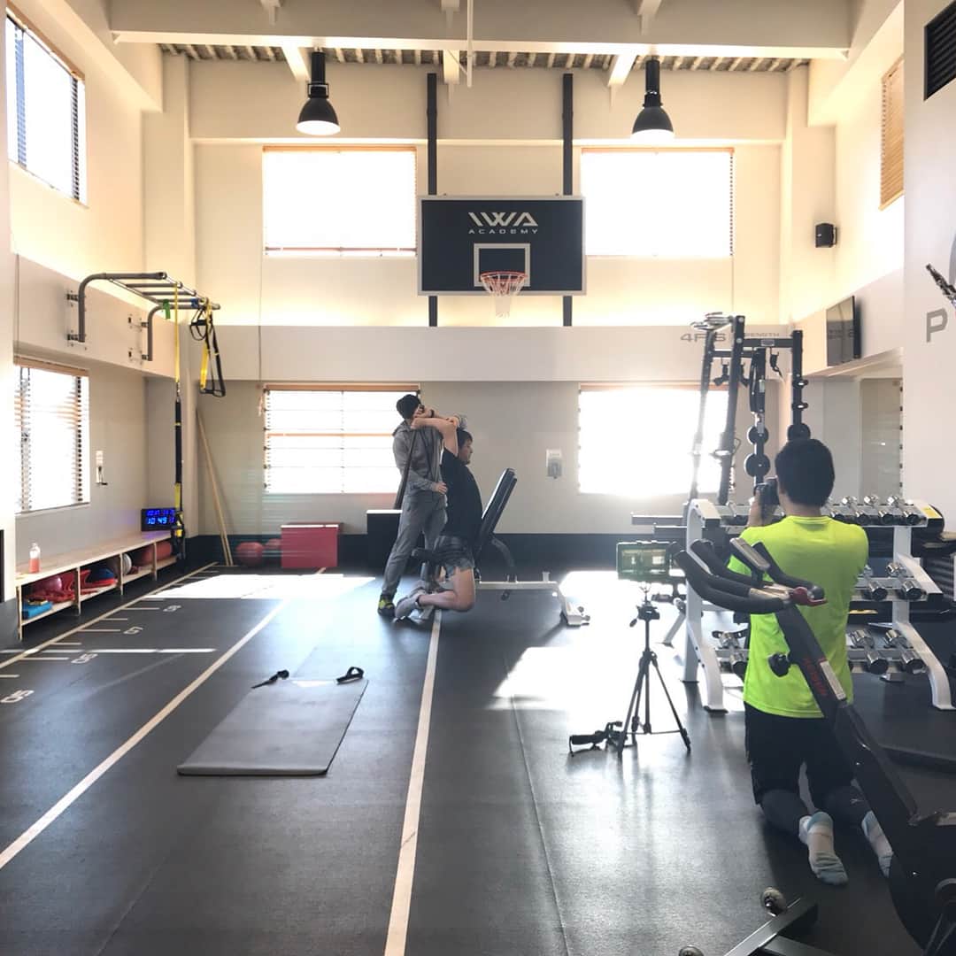 岩隈久志さんのインスタグラム写真 - (岩隈久志Instagram)「My rehab training is doing well at IWA academy!! . IWAアカデミーで順調にリハビリトレーニングをしています！！」11月22日 14時57分 - hisashiiwakuma_21