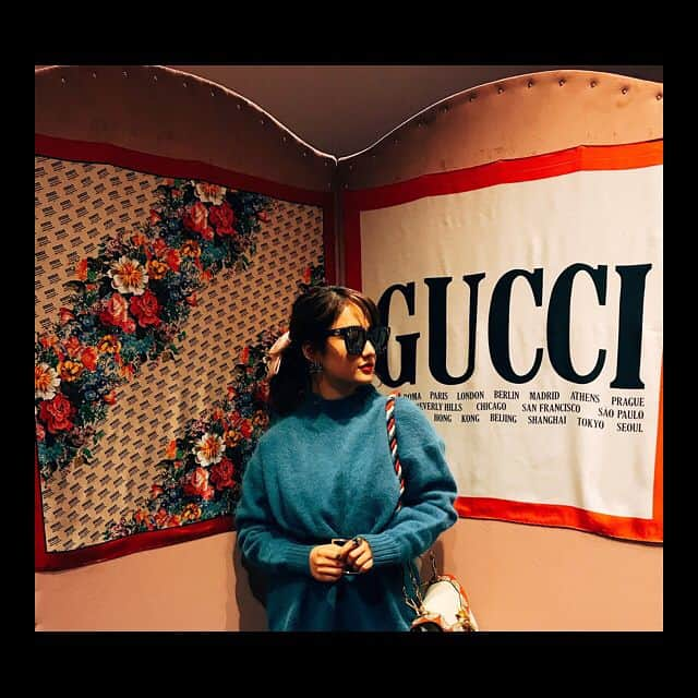 谷まりあさんのインスタグラム写真 - (谷まりあInstagram)「@gucci s/s 2018🖤 #marimaripics #marimarifashion」12月18日 17時45分 - mariaaaa728