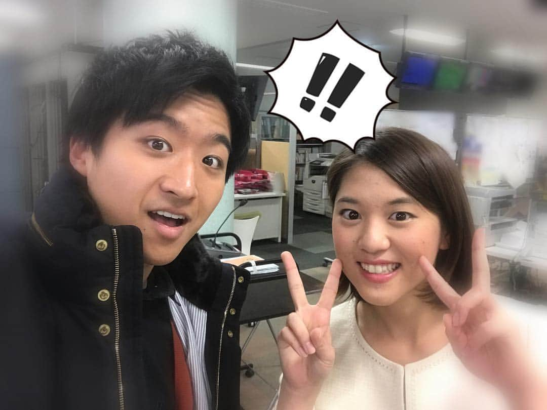 藤井弘輝(ふじいこうき) さんのインスタグラム写真 - (藤井弘輝(ふじいこうき) Instagram)「長野放送に伺ったら、同期の汾陽アナに会えました！ #めざましテレビ #何でもやってみます #汾陽と書いてかわみなみと読む #研修を思い出すー #多分ですがこれで一緒に研修をやった同期と全員会ったはず！ #1年かけて全員に会えたー！ #やっぱり同期が活躍している姿を見ると嬉しいですね #明日の中継頑張ります！」12月19日 14時28分 - fujii_koki_cx