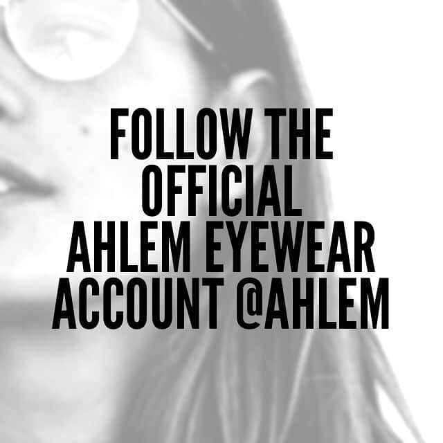 AHLEM Eyewearのインスタグラム