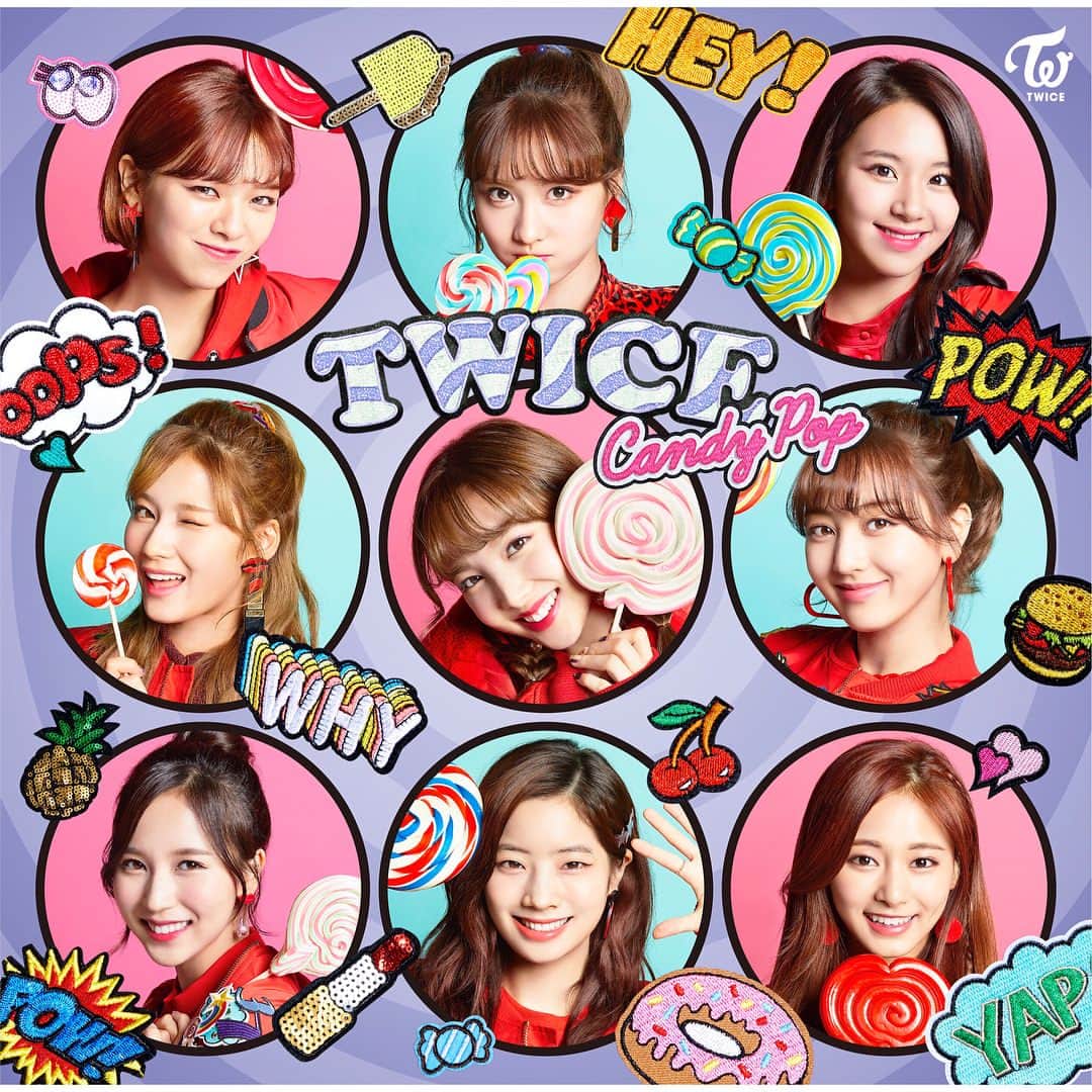 TWICE JAPANさんのインスタグラム写真 - (TWICE JAPANInstagram)「‪TWICE JAPAN 2nd SINGLE『Candy Pop』 ‬ ‪2018.02.07 Release‬ ‪2018年、日本での2枚目となるシングル『Candy Pop』のリリースが決定！2018年にもTWICEの活動をぜひ楽しみにしてください♪‬ http://www.twicejapan.com/feature/candypop ‪#TWICE #CandyPop ‬」12月22日 0時01分 - jypetwice_japan