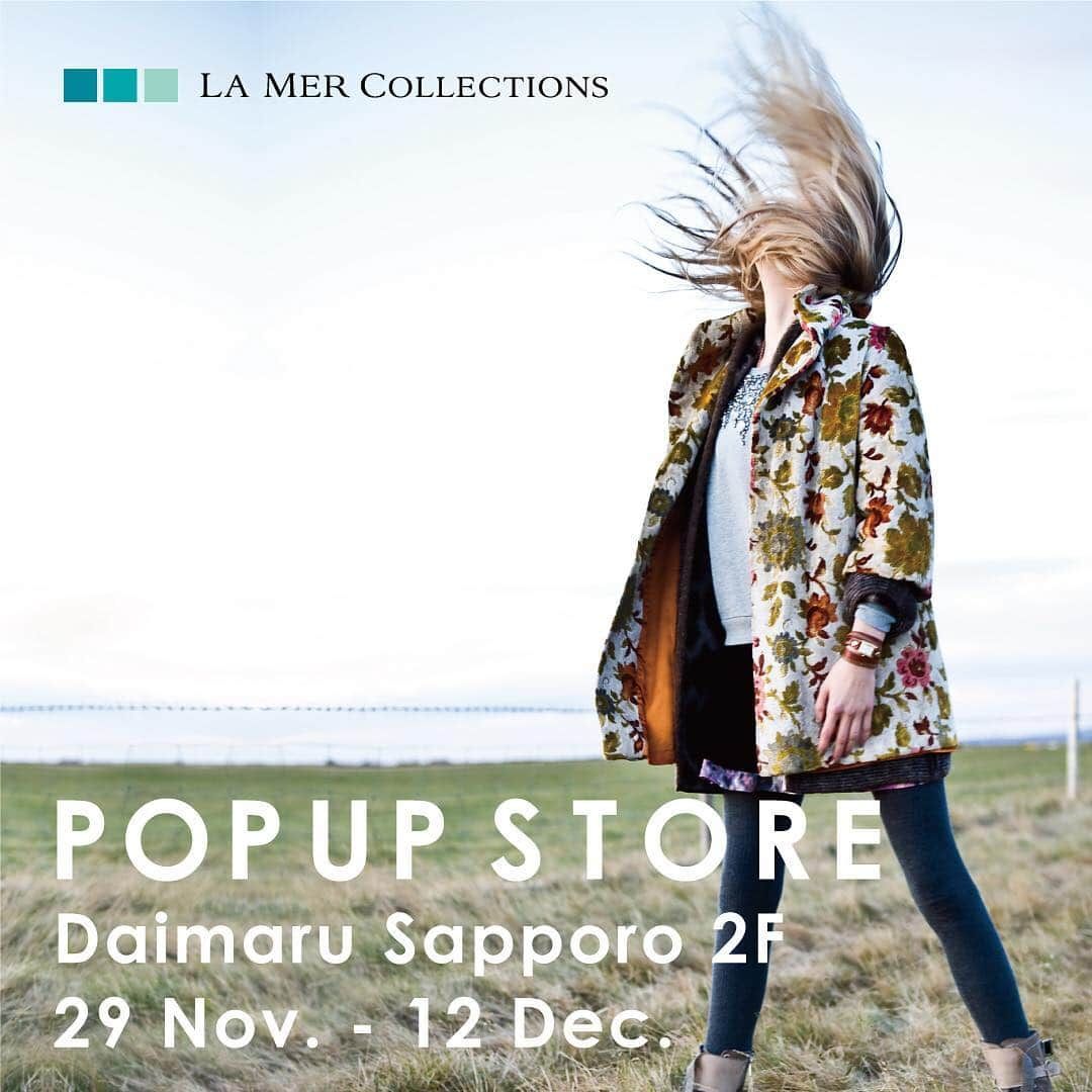 LA MER COLLECTIONS JAPANのインスタグラム：「[期間限定ストアOPEN] 11/29(wed)~12/12(tue)までの期間 大丸札幌店 ２階婦人雑貨に、LA MER COLLECTIONSの期間限定ストアがOPENします⌚️ 初出店を記念して大丸札幌店限定ブレスレットセットを発売❣️20セットだけの限定発売なので、ぜひお早目に足をお運びください💓 対象期間中にLA MER COLLECTIONSの商品をお買い上げの方に、オリジナルトートバックを先着10名様にプレゼントいたします‼️※なくなり次第終了となります。 #大丸#札幌#sapporo#買い物 #ショッピング #ラメールコレクションズ #lamercollections #ラメール #watch #時計 #三重巻き #新作 #new #colorful #la #fashion #shopping #期間限定」