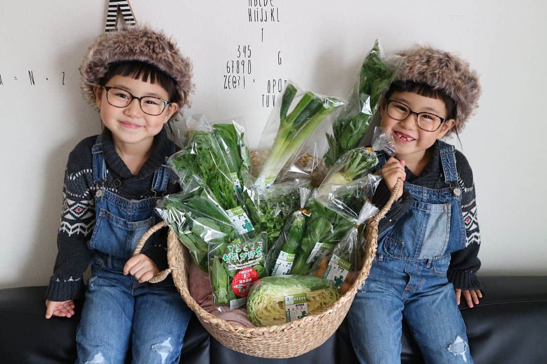 ◆miki◆さんのインスタグラム写真 - (◆miki◆Instagram)「* * #北の国から 感が凄い😂 若者は知らんか * @fromkojofarm  より オーガニック野菜が届きました🥦🍆🍅 冬は野菜が高いから嬉しい!!!!! * お鍋やサラダにしてペロリ😋ありがとうございました！ * #fromkojifarm #オーガニック #ベジタブル #オーガニック野菜 #ののなの #双子 #twins」12月1日 10時26分 - gold______star