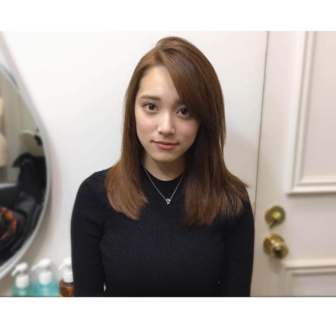 都丸紗也華さんのインスタグラム写真 - (都丸紗也華Instagram)「髪の毛サラサラ復活した〜〜。 さいとうさんいつもありがとうございますっ。 @saito_jyunya」12月1日 15時04分 - tmrsyk