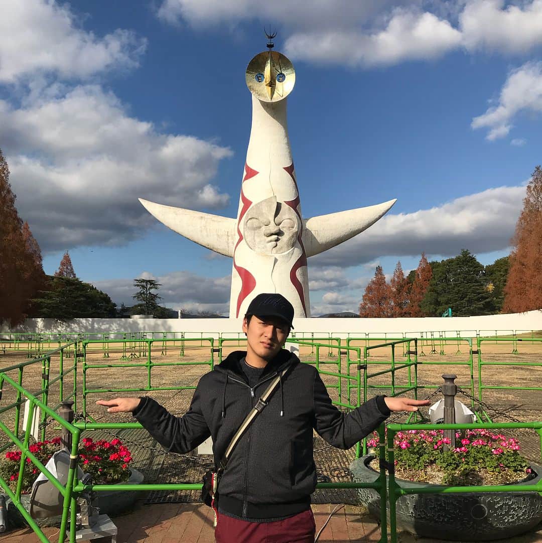 佐々木彰生のインスタグラム：「初太陽の塔 #万博公園」