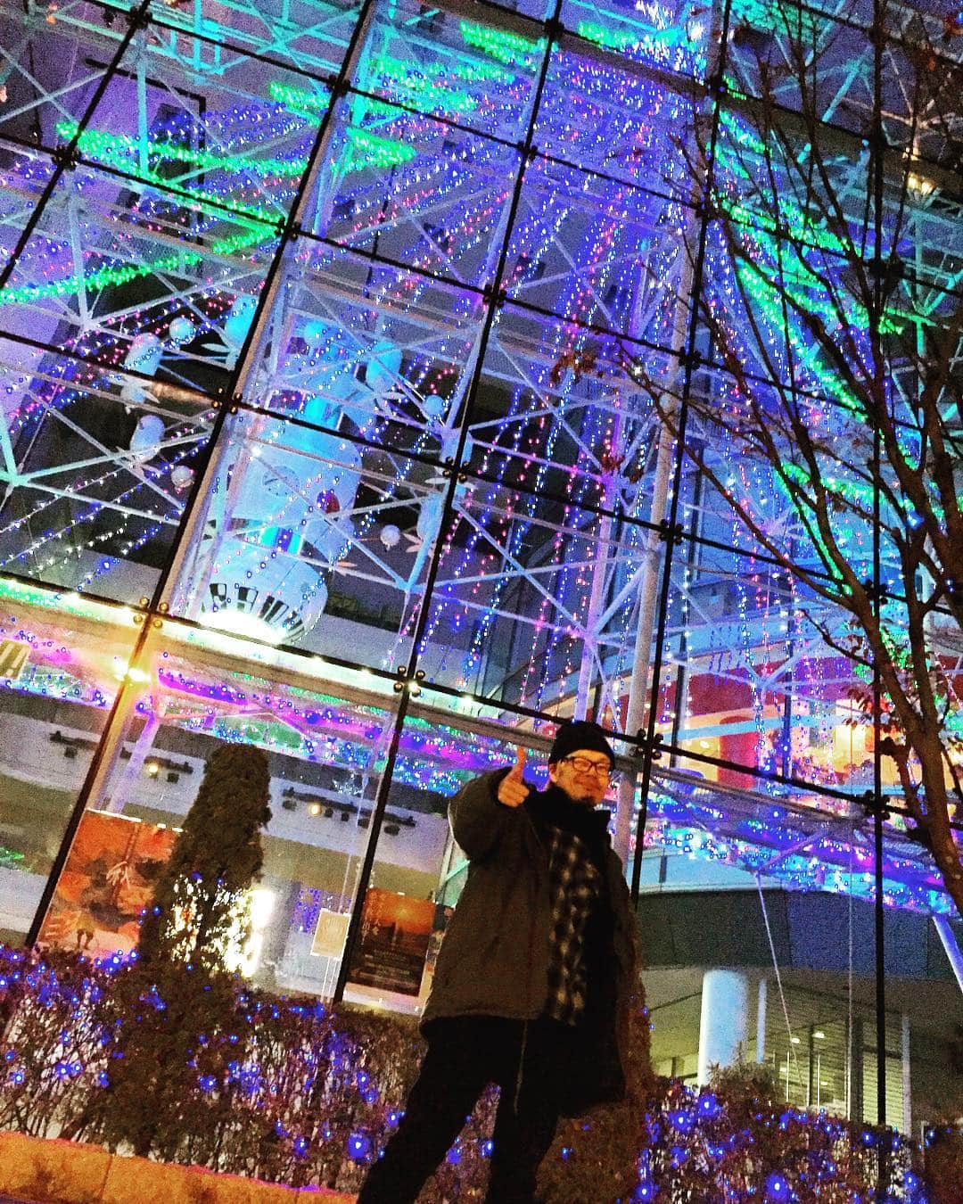 こーいちのインスタグラム：「松江駅前。 三田村卓真。 イルミネーション。 完璧。」