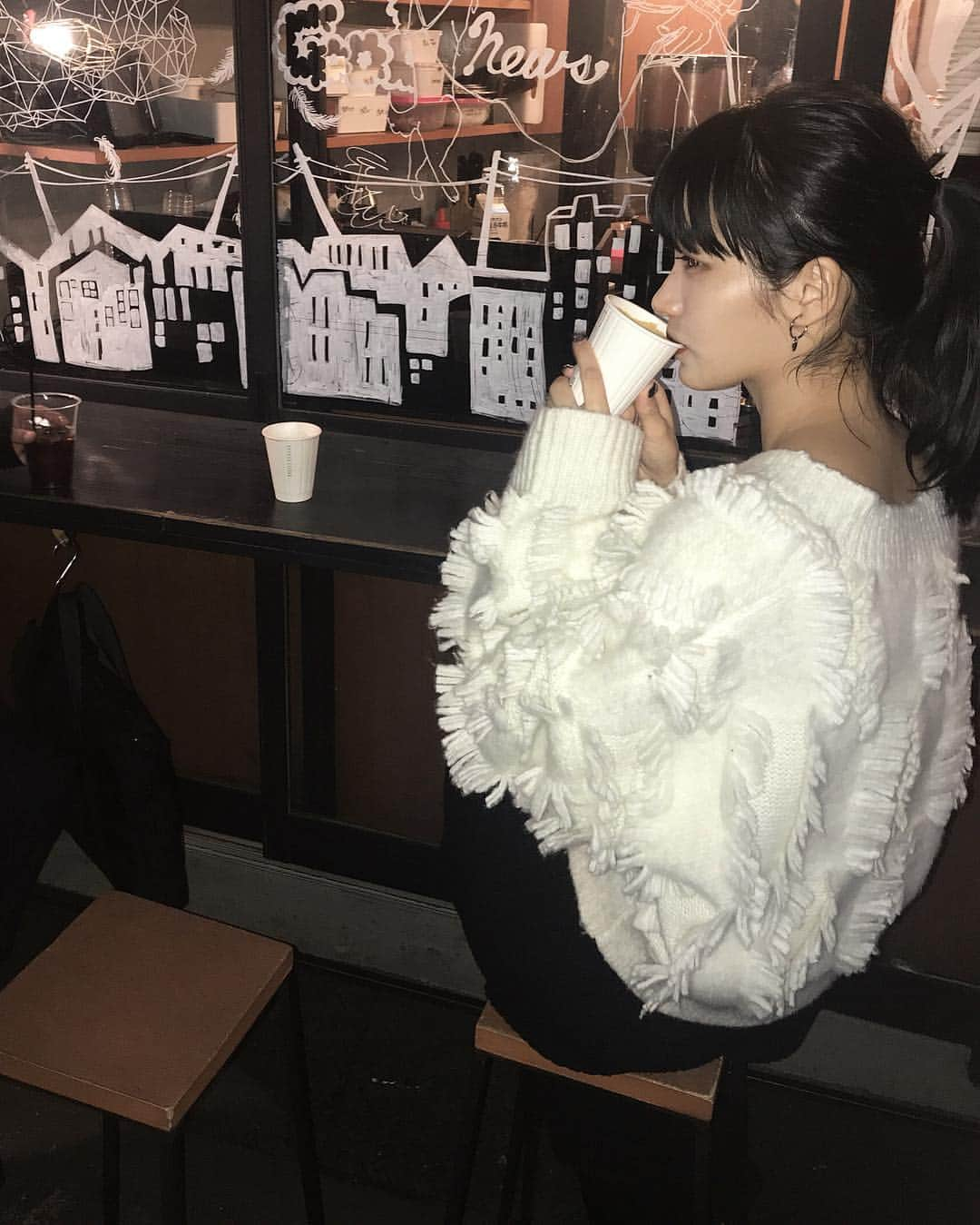 中村くるみさんのインスタグラム写真 - (中村くるみInstagram)「☕️」12月4日 21時48分 - __k_r_m__