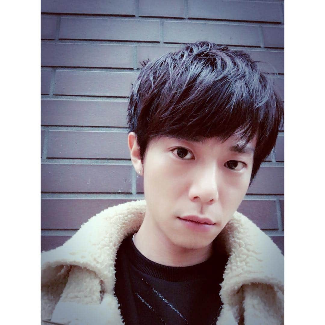 五十嵐麻朝のインスタグラム：「2017.12.04 ' ' 黒髪短髪、別角度。 イメチェンしてリフレッシュ！ なんだか運気が上がりそうな気がするよ^ ^ 鏡見たら、誰だお前！状態だけどなー。笑 ドライヤー楽だろうな☺️ ' ' #五十嵐麻朝 #ポンコツ  #黒髪 #イメチェン」