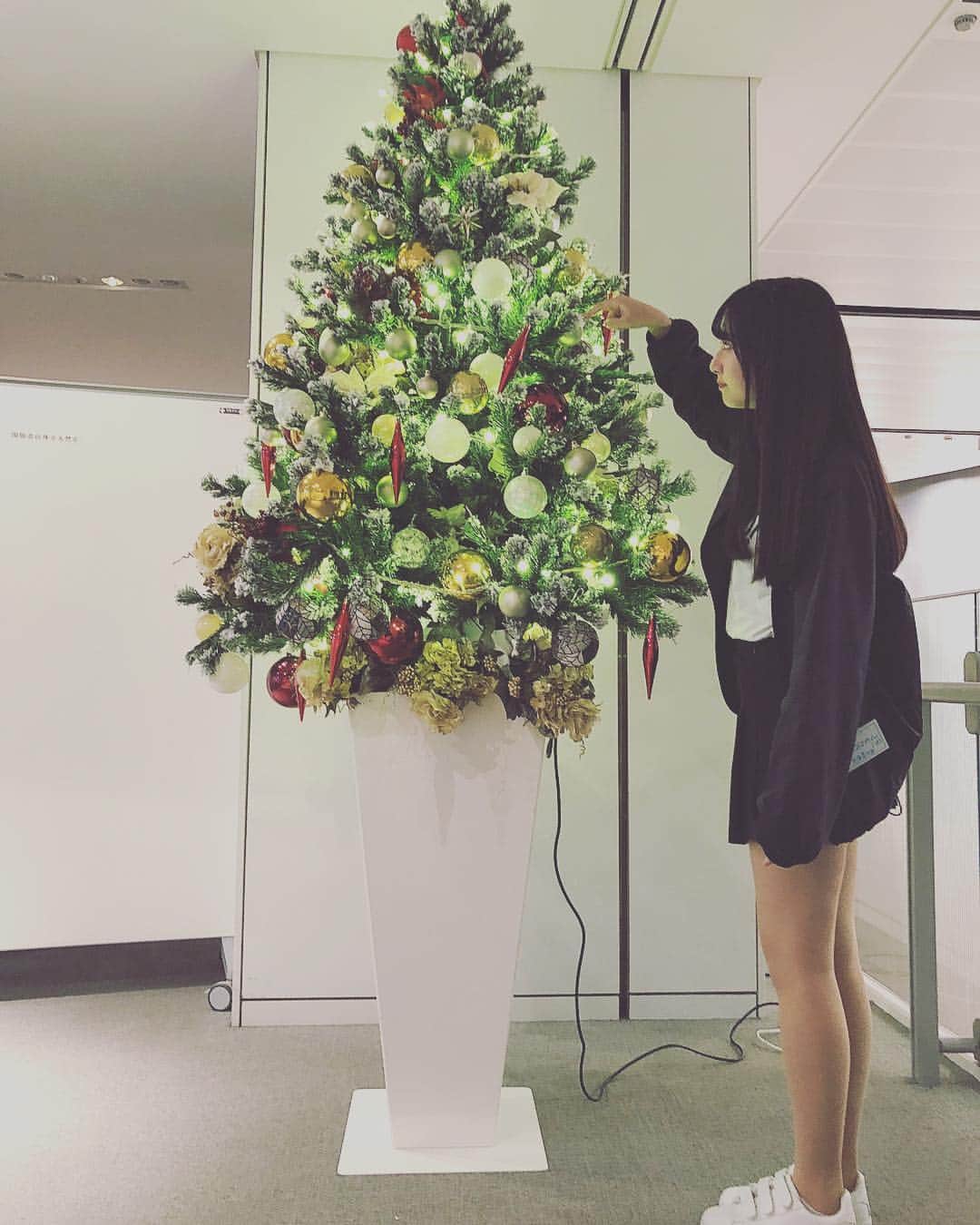 山口はのんのインスタグラム：「ツリ〜🎄」