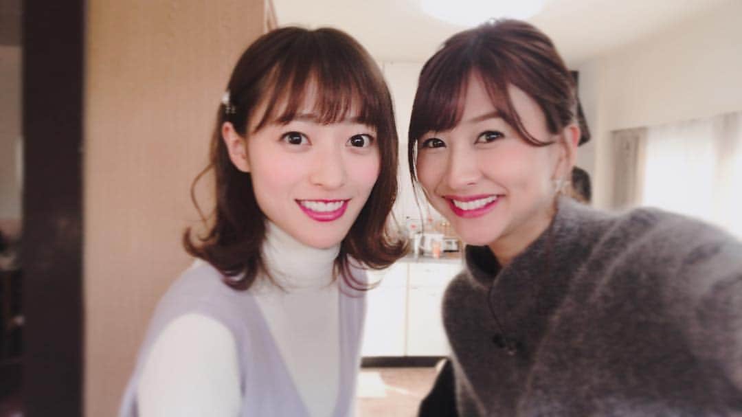 澤田南のインスタグラム：「ブラマヨ弾話室の収録でした♡ 年末スペシャルも盛り上がりました😙✨ . いつもかわいい りぽぽこと三秋里歩ちゃん💕 毎回りぽぽワールドに惹き込まれてますが、やっとゆっくりお話できました😍✨ . 毎週日曜 24:00〜 BSフジ 「ブラマヨ弾話室〜ニッポンどうかしてるぜ！〜」 ぜひ一度見てください🍀」