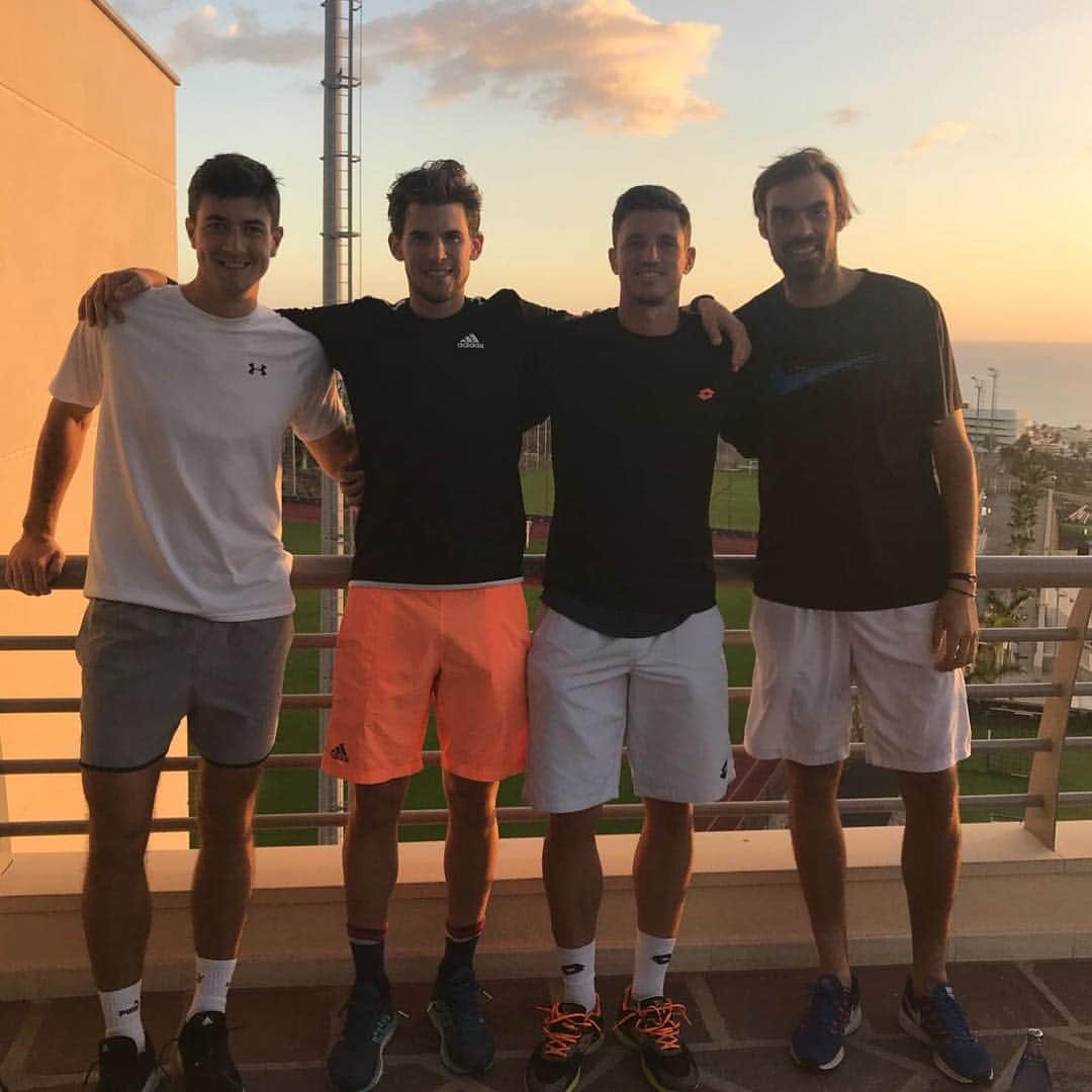 ドミニク・ティエムさんのインスタグラム写真 - (ドミニク・ティエムInstagram)「Another hard, nice day in Tenerife :) #intervalls #preseason #mygame #TenSixSeventeen」12月7日 3時41分 - domithiem