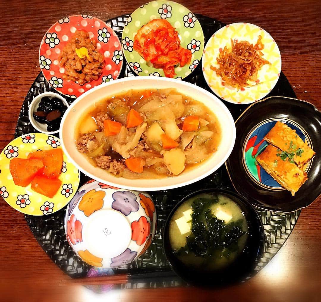 熊田曜子さんのインスタグラム写真 - (熊田曜子Instagram)「#dinner #おうちごはん #和食」12月7日 16時33分 - kumadayoko