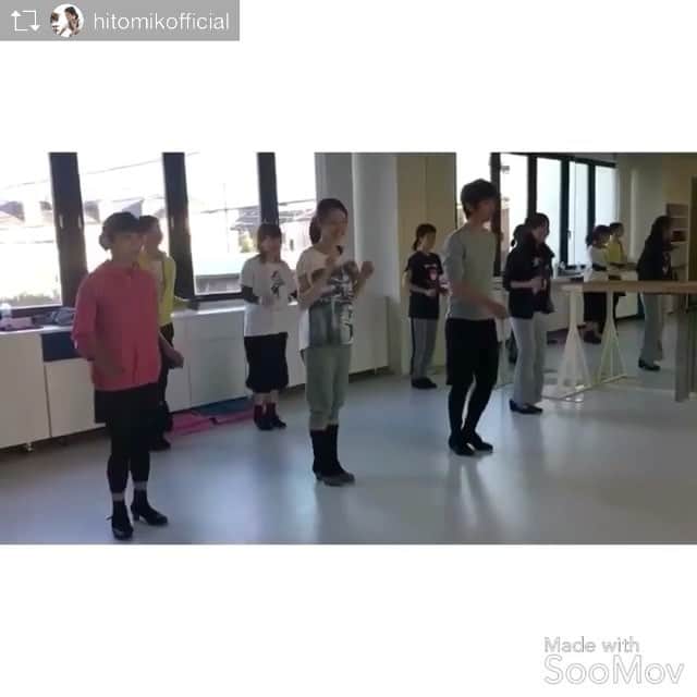 村井麻友美のインスタグラム：「@hitomikofficial がレッスン動画を上げて下さいましたー♪」