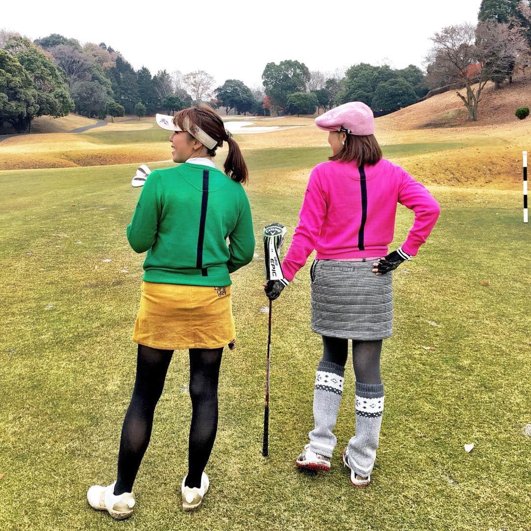 吉田玲奈さんのインスタグラム写真 - (吉田玲奈Instagram)「Today's golf.  with  jun⛳️😊 #golf #golfstagram #ゴルフ女子 #ゴルフウエアコーデ #beamsgolf #callawayapparel#reinagolf」12月8日 11時54分 - reina.yoshida.ciel.1218