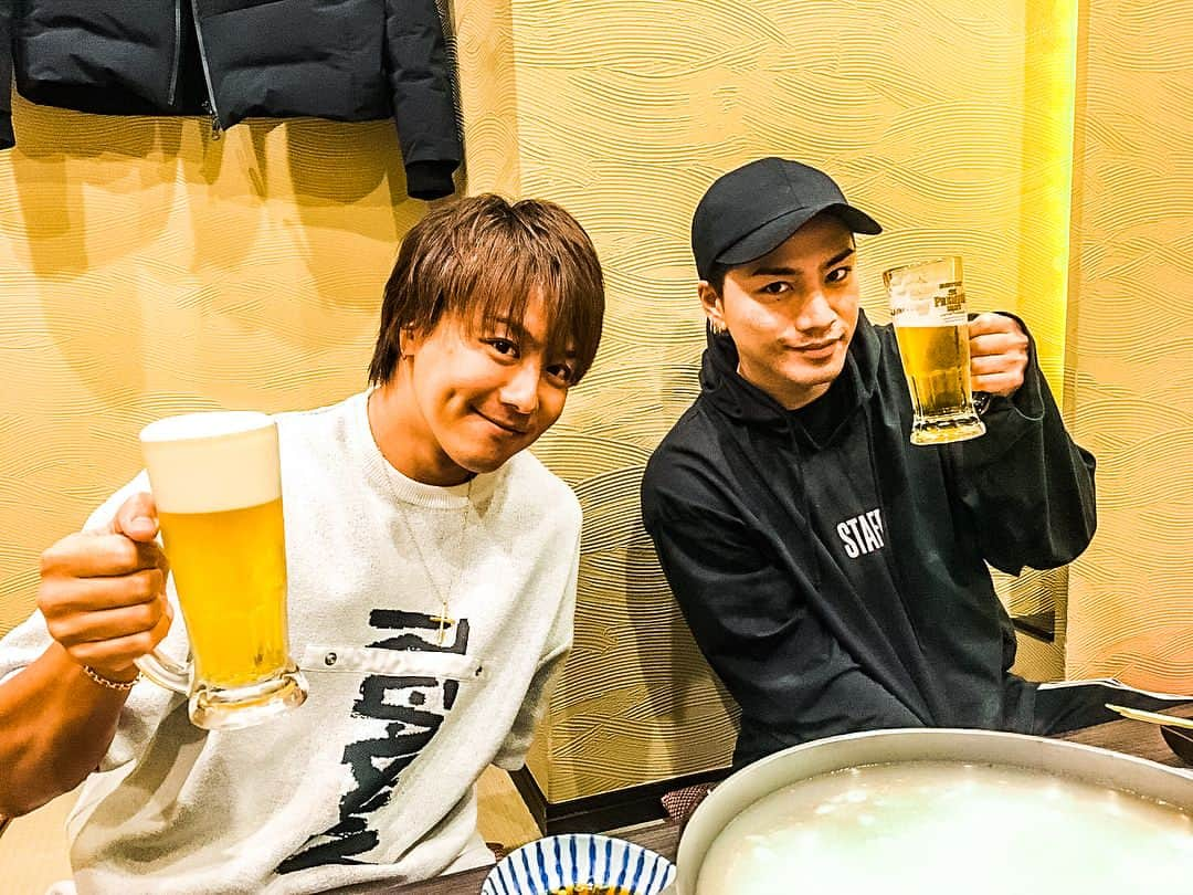 登坂広臣さんのインスタグラム写真 - (登坂広臣Instagram)「HBD🎉🎂BIGbro #TAKAHIRO さん🍻 #斎藤工 さん #雨宮兄弟」12月8日 16時12分 - omi.cdl