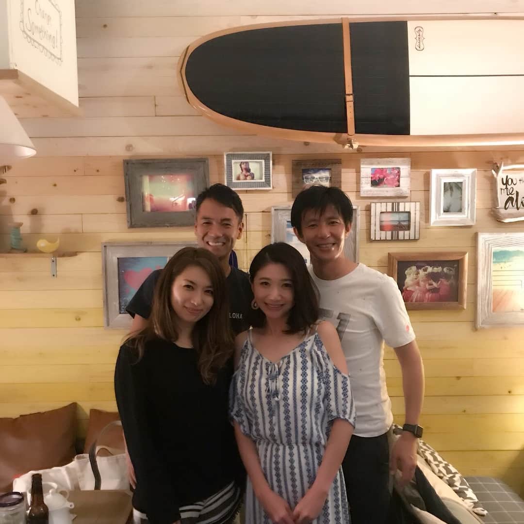 市橋有里のインスタグラム：「久々に逢えた❤️アクエリアスメンバーで超頑張ってたゆきちゃんに♪いろいろ思い出しましたが、初マラソンでいきなりサブフォー達成したゆきちゃんに会ったら 10年のブランクあるフルも走れる気がしてきました✨このアクメンバー1.2.3期のみんなの走りを見てなかったから2度と走らなかったかも😭感謝✨ #heavenly  #ホノルルまであと3日 #ませゆき #アクエリアス #幸せ夫婦 #ハワイ在住 #木村兄さんは相変わらず独身だそうですw #ランドセルしょってるときから知ってる木村兄ぃ」