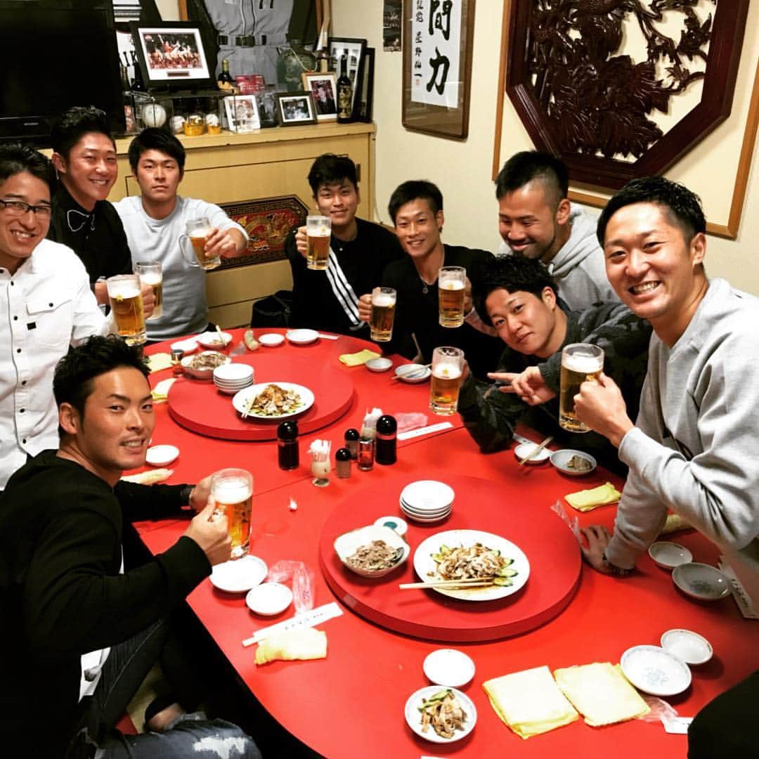 のインスタグラム：「中日ドラゴンズ92年会最高かよ😋 三ツ間だけいない  だけど、９人もいる🤗多すぎだ！ #はまきゅう#あち#せき#ふく#たけし#石岡#ひろき」