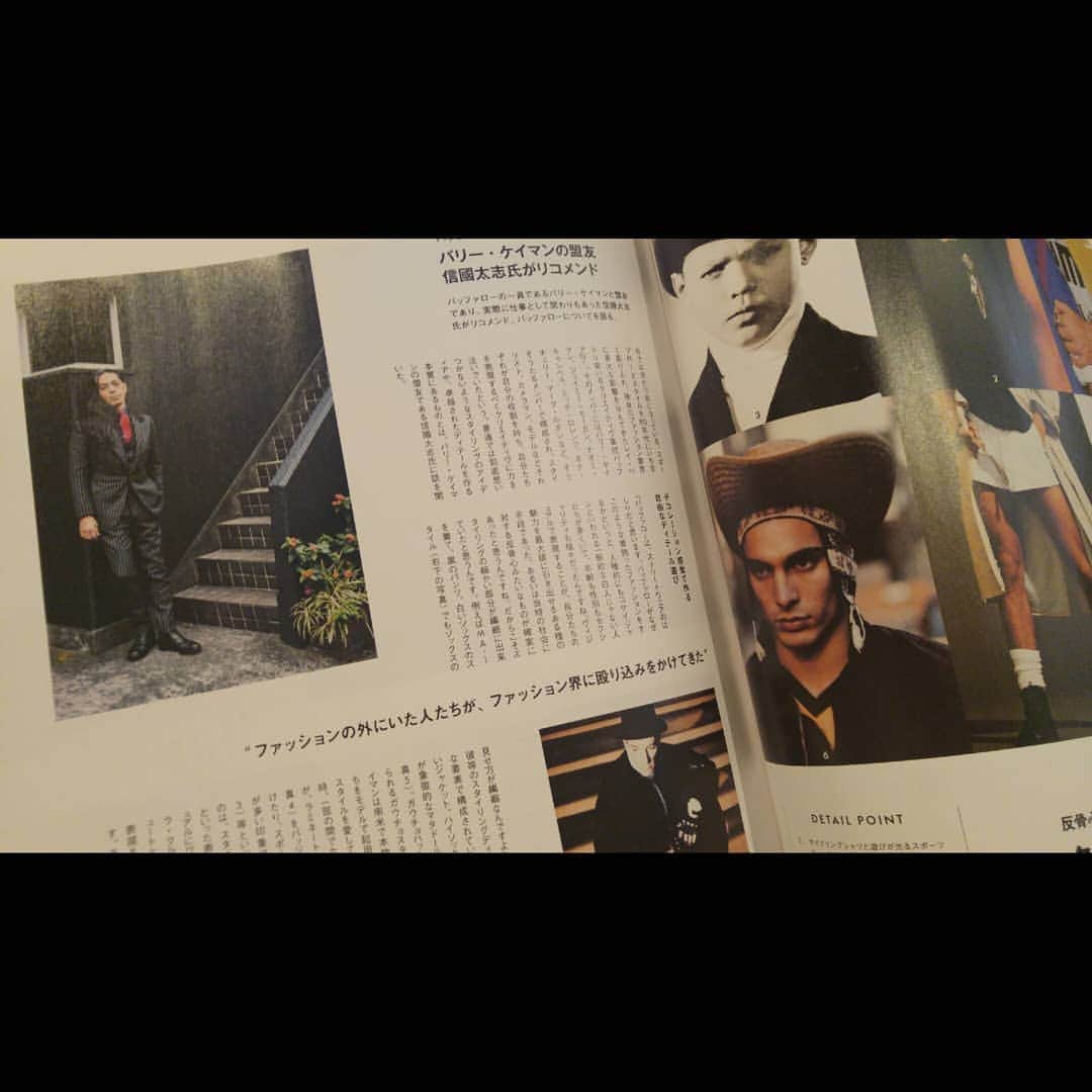 信國太志のインスタグラム：「grind 誌にインタビューされて今まで誰も語る事がなかったレイペトリのバッファロースタイリングとスペインの画家ベラスケスの絵画の関係をなどについて4p語りました。 バリーケイメンやレイペトリのスタイリング美学にインスパイアされた詩も書きました。 I was interviewed by Grind mag and talked about Velázquez as inspiration for #raypetri ,  #barrykamen and buffalo styling. Also I tribute a poem for those dearest talent.」