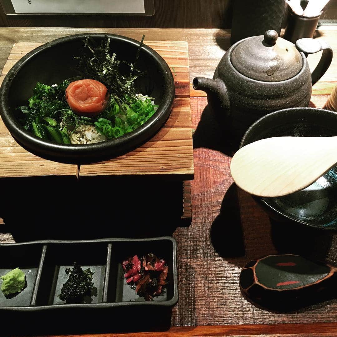 高橋樹也のインスタグラム：「お茶漬け専門店馬場ちゃん やっと行けました！！ 美味しかった👍👍」