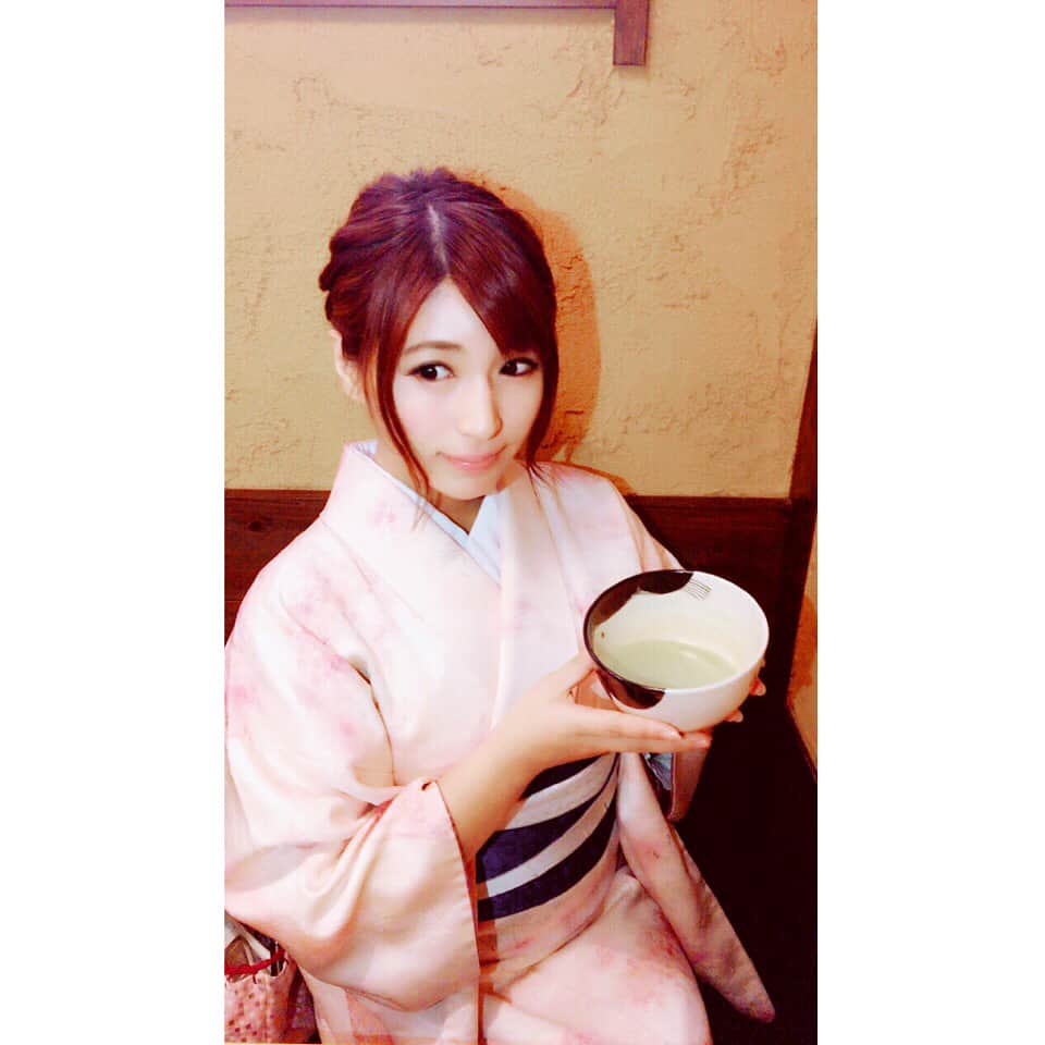 星野ナミのインスタグラム：「お点前頂戴致しました🍵💗」