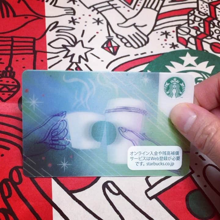 髙橋明日香のインスタグラム：「いただいたスタバカード。 遊び心あって素敵(*´ω`*) ありがとうございます！  #starbucks #coffee #スタバ #コーヒー好き」