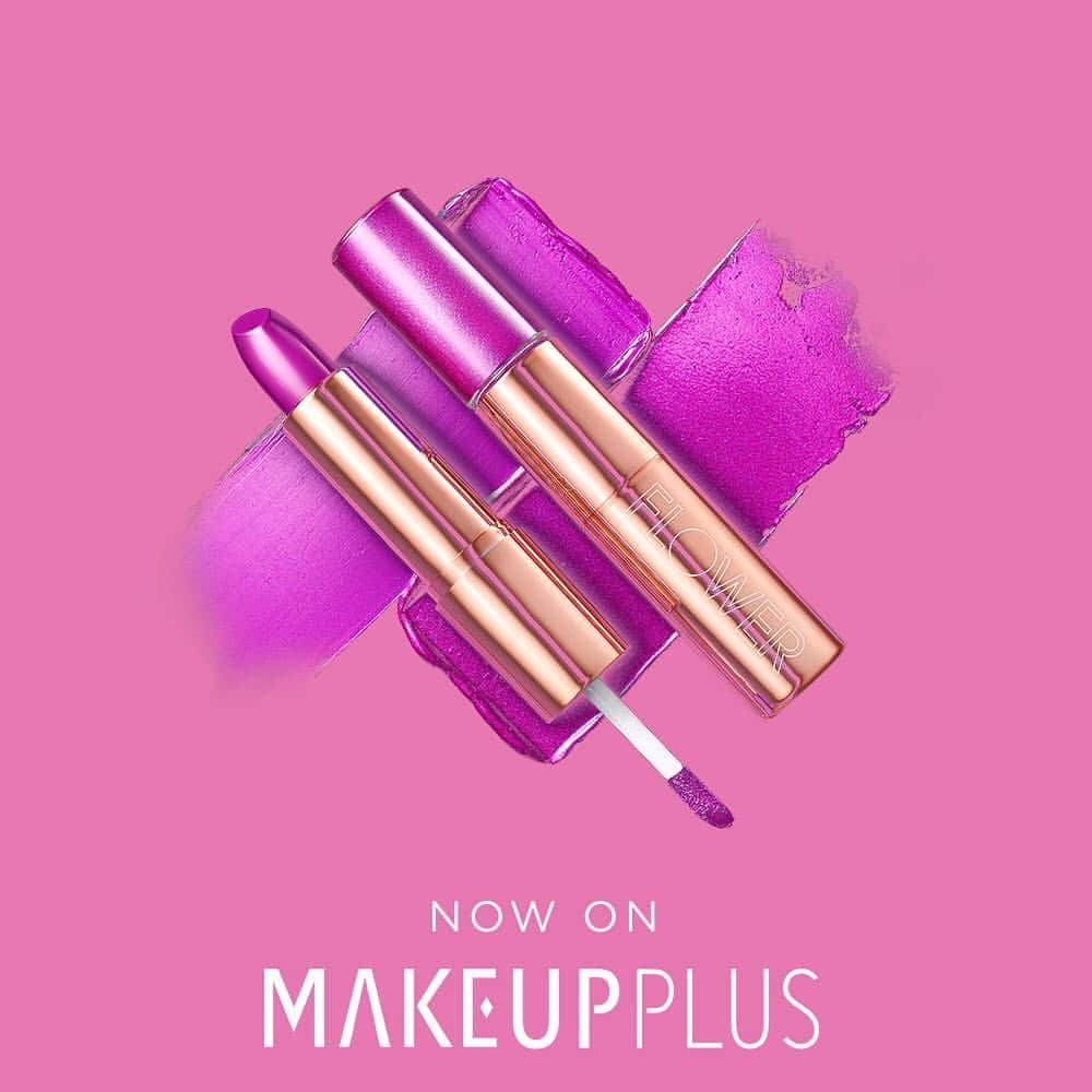 MakeupPlusのインスタグラム：「I know you've been waiting to try on these lippies 😍😘 You asked for it, we've brought it! Try on NEW @flowerbeauty lip shades in MakeupPlus Counter now! What's your favorite shade???」