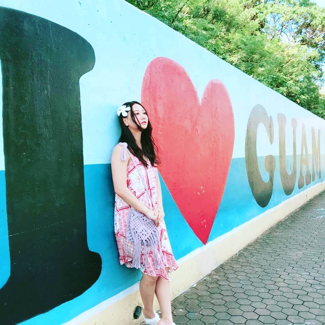 のインスタグラム：「Ｉ♥️ ＧＵＡＭ ． ．  #instaguam2018akb #guam #グアム」