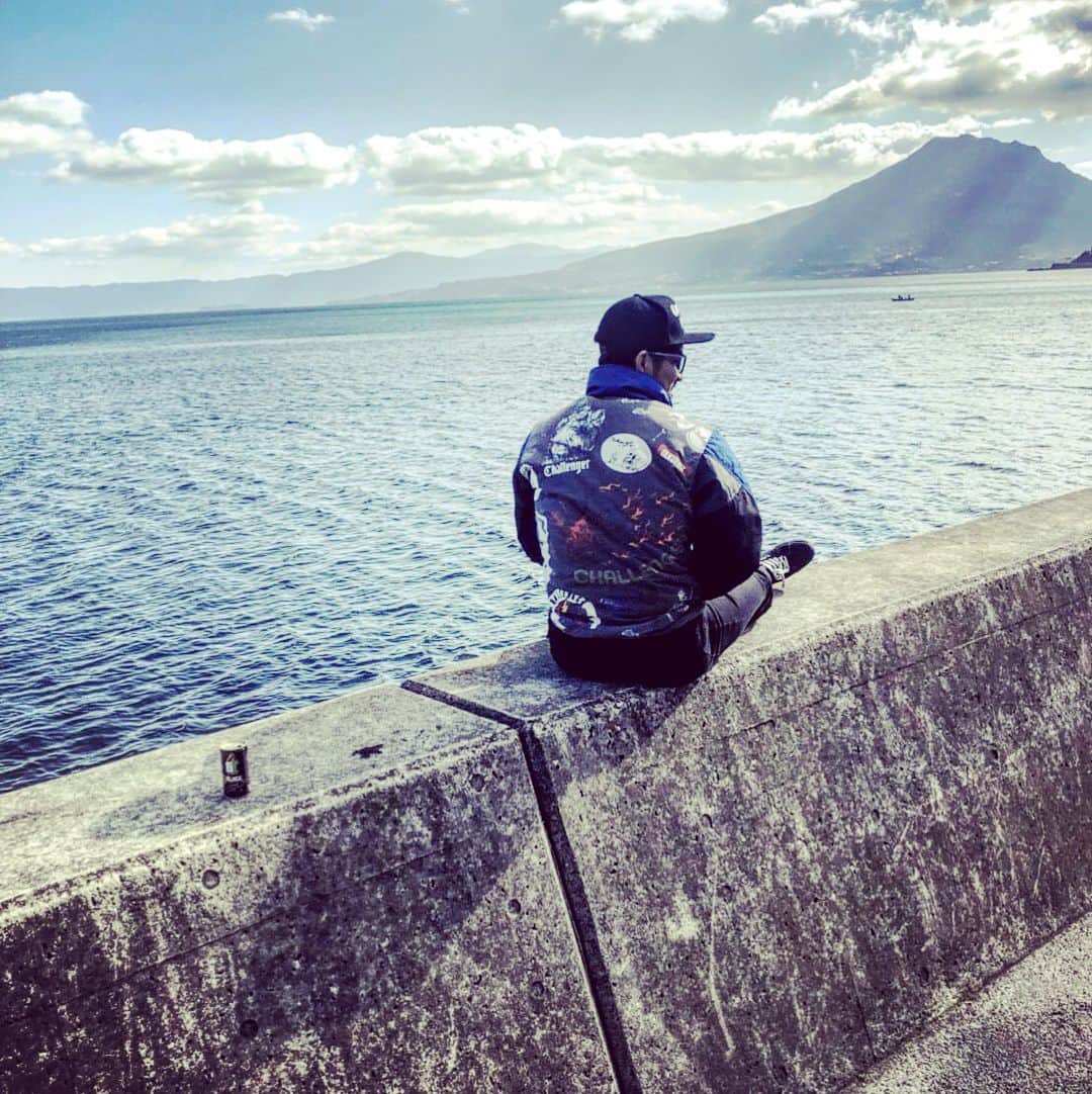 祖父江大輔のインスタグラム：「#桜島#ありがとう桜島#桜島が1番#霧島神宮#豚トロラーメン#美味」