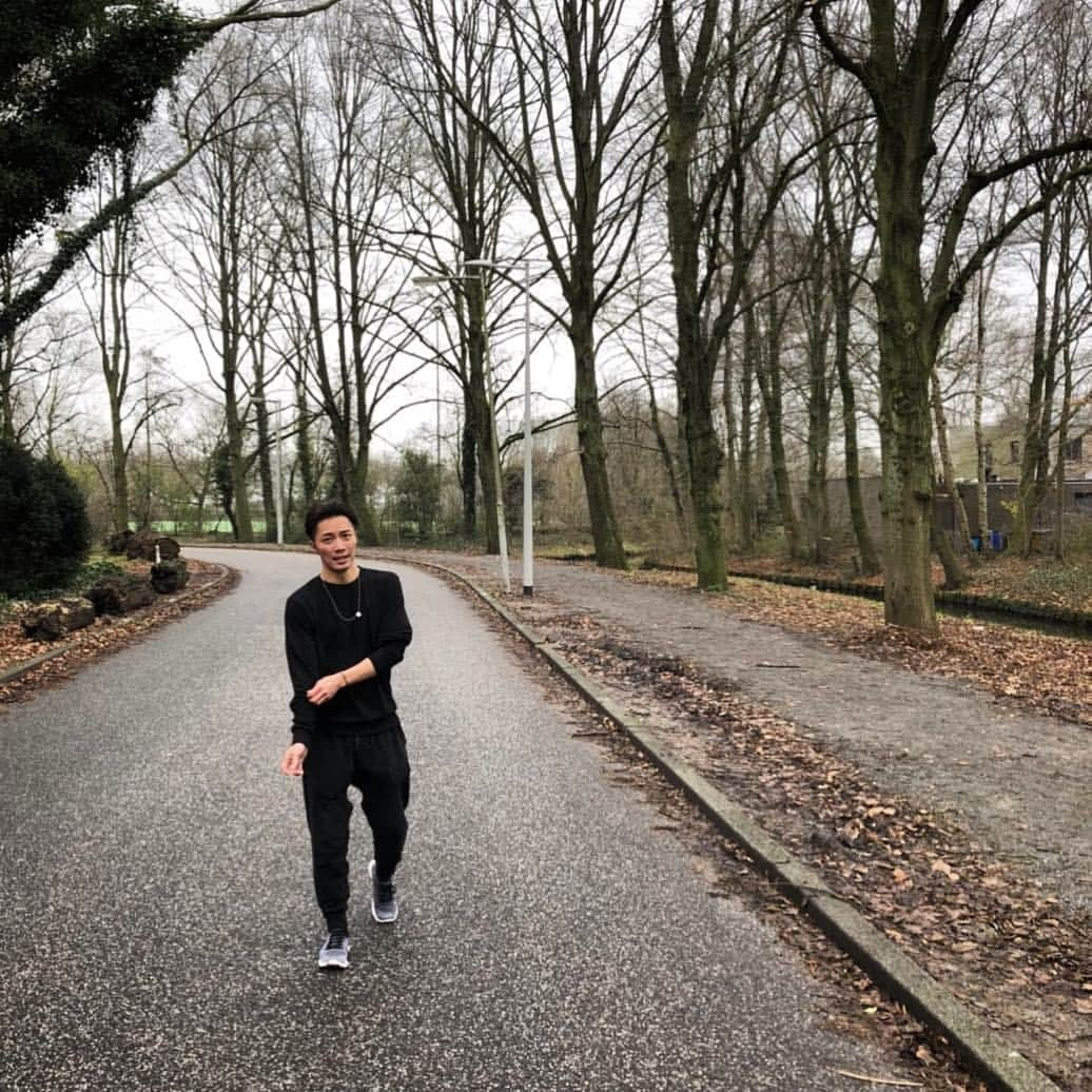 平宮博重さんのインスタグラム写真 - (平宮博重Instagram)「Lazy run 3km  #hiroshigenarimiya #park#running #ランニング」1月12日 20時42分 - hiroshige_narimiya